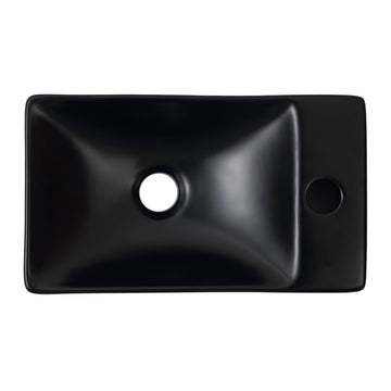 Felix 15 in. W x 8 in. D Modern Wall Mounted Rectangular Ceramic Mini Sink
